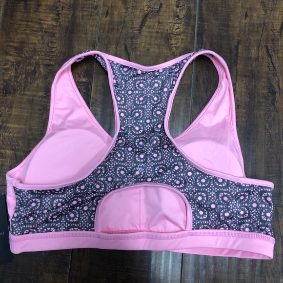 Pink Lotus Pink High Impact Sports Bra - Picture 2 of 9